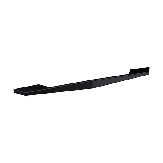 [BFHH204] Furniture Handle Angular D Shape Handle, 256mm (224mm Centres) - Matt Black - Cutout