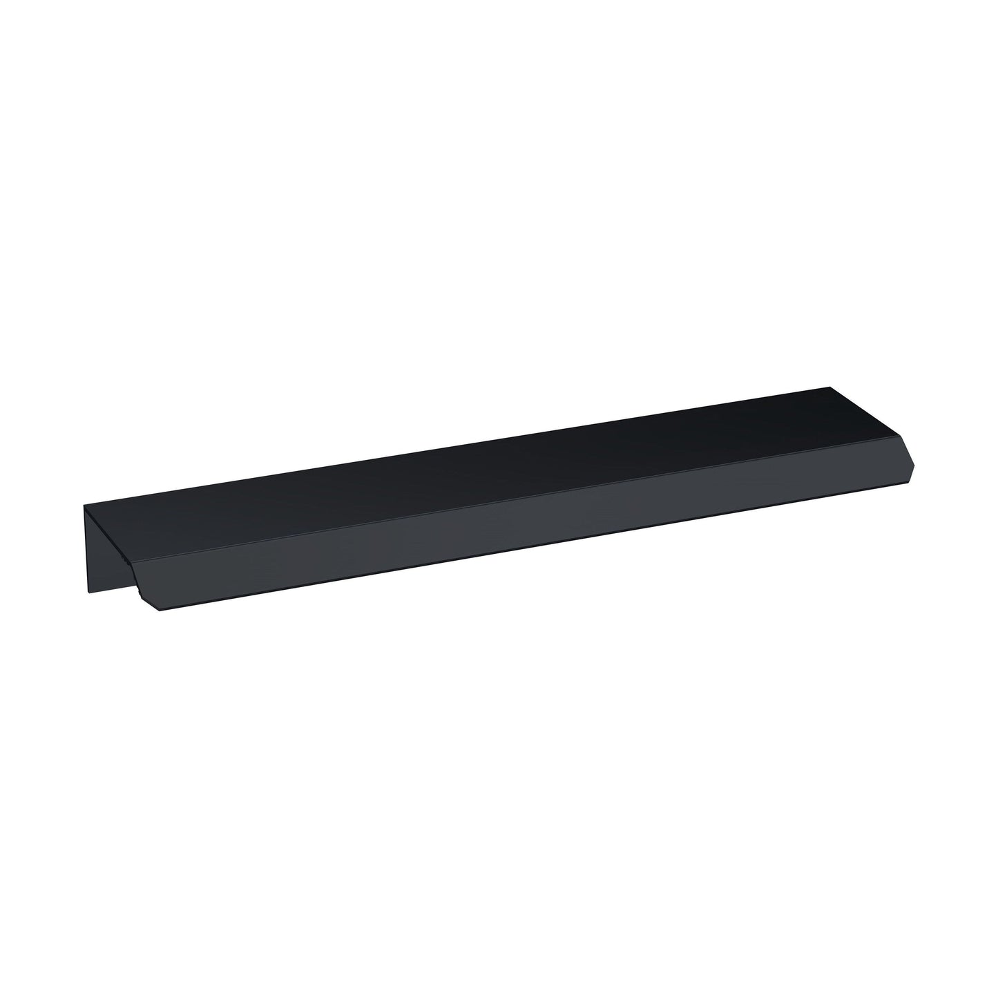 [BFHH224] Finger Pull Handle, 150mm (96mm Centres) - Matt Black - Cutout