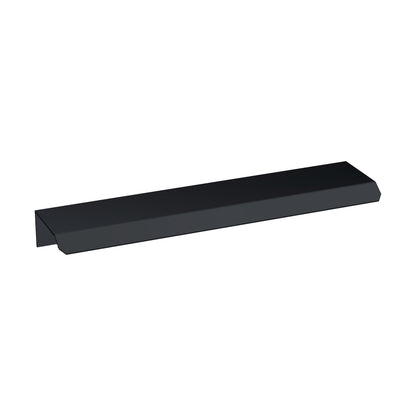[BFHH224] Finger Pull Handle, 150mm (96mm Centres) - Matt Black - Cutout