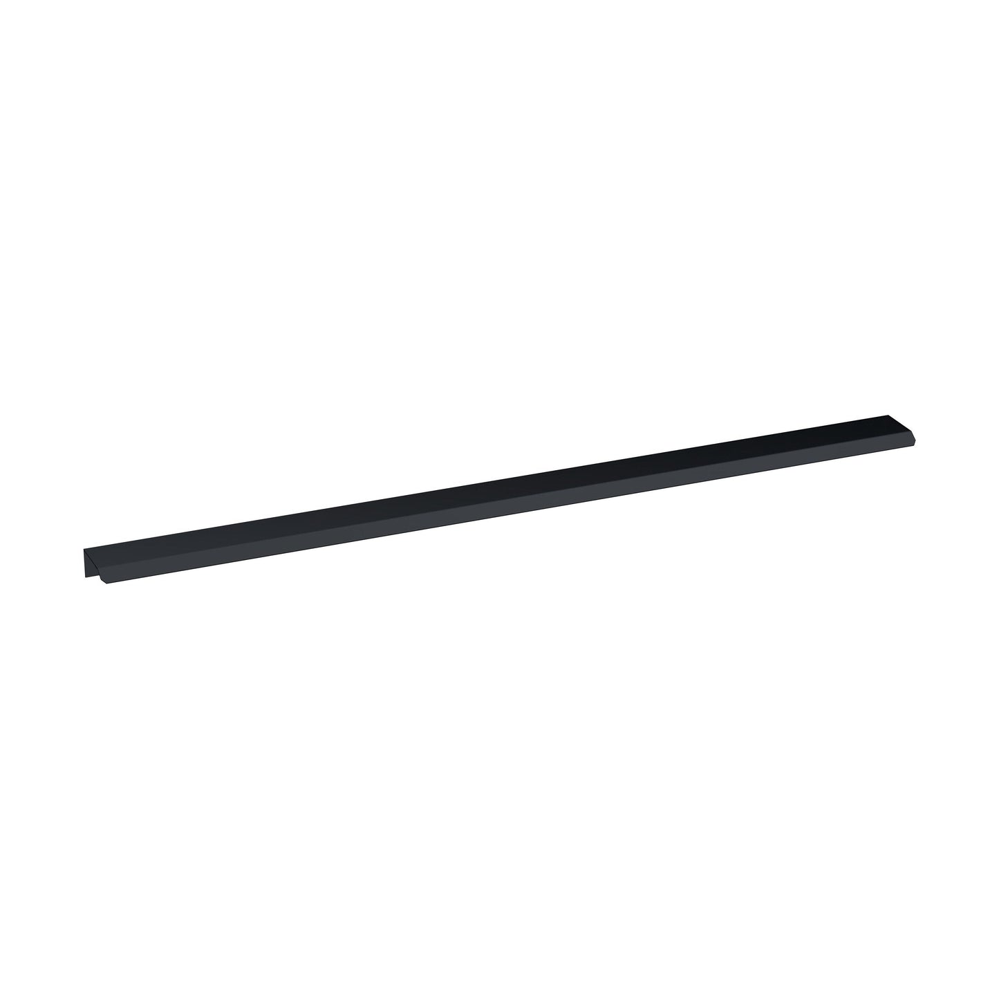 [BFHH226] Finger Pull Handle, 500mm (320mm Centres) - Matt Black - Cutout