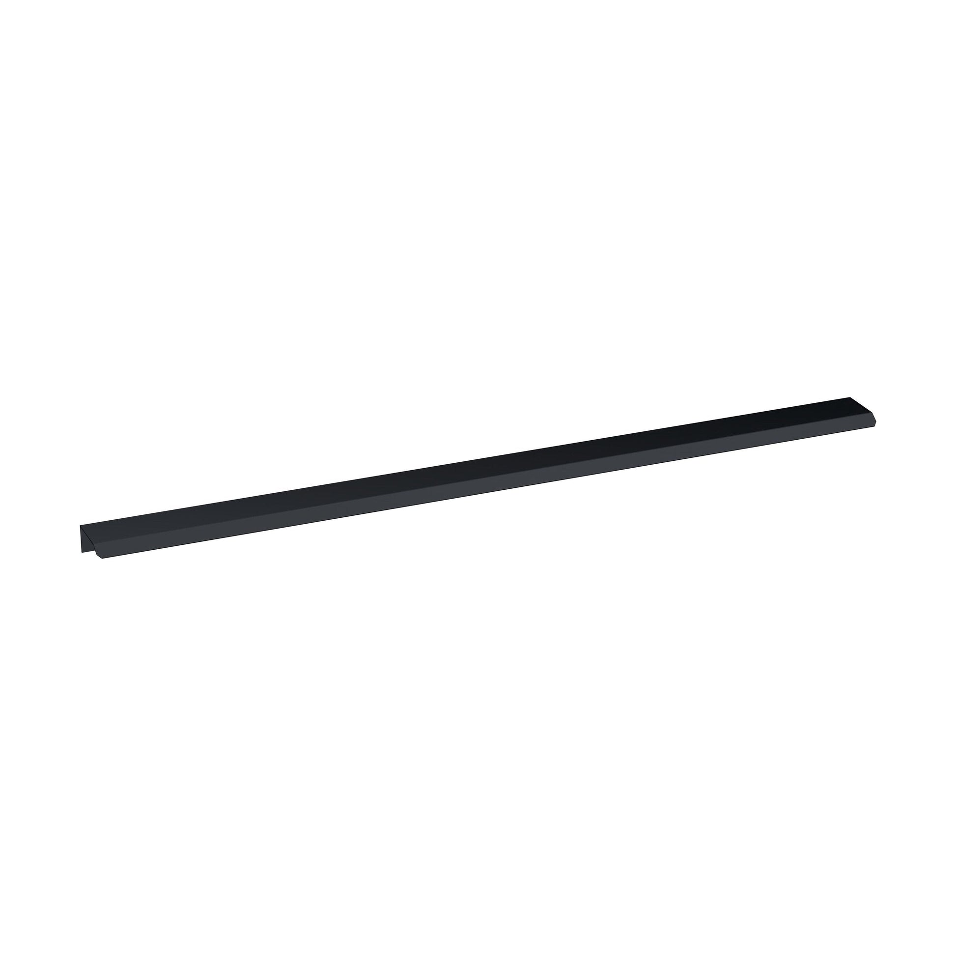 [BFHH226] Finger Pull Handle, 500mm (320mm Centres) - Matt Black - Cutout