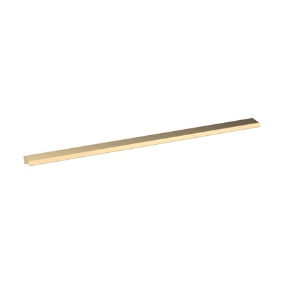 [BFHH326] Finger Pull Handle, 500mm (320mm Centres) - Brushed Brass - Cutout