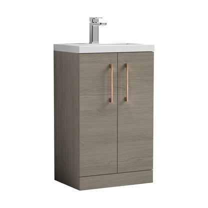 [BFLE122EH1516] Bramshall Floor Standing Cloakroom Vanity Basin Unit with Choice of Finish, Handle Finish and Size - Cutout