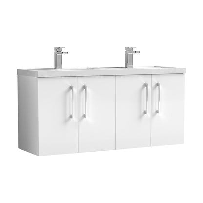 [BFLE123C2] Bramshall 4 Door Vanity Basin Unit - 1200mm - Choice of Basin and Colour - Cutout
