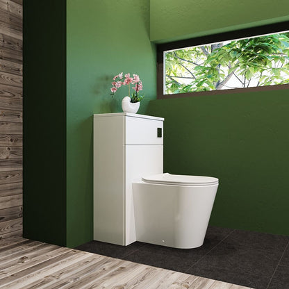 [BFLE141] Bramshall 500mm Floor-Standing Contemporary Compact WC Toilet Unit - Lifestyle 3