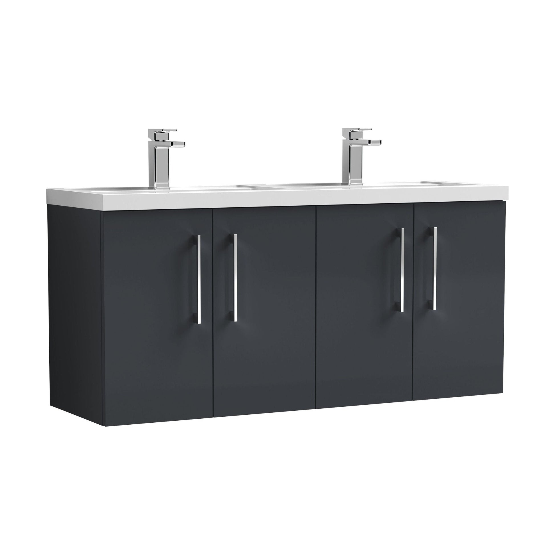 [BFLE1423C2] Bramshall 4 Door Vanity Basin Unit - 1200mm - Choice of Basin and Colour - Cutout