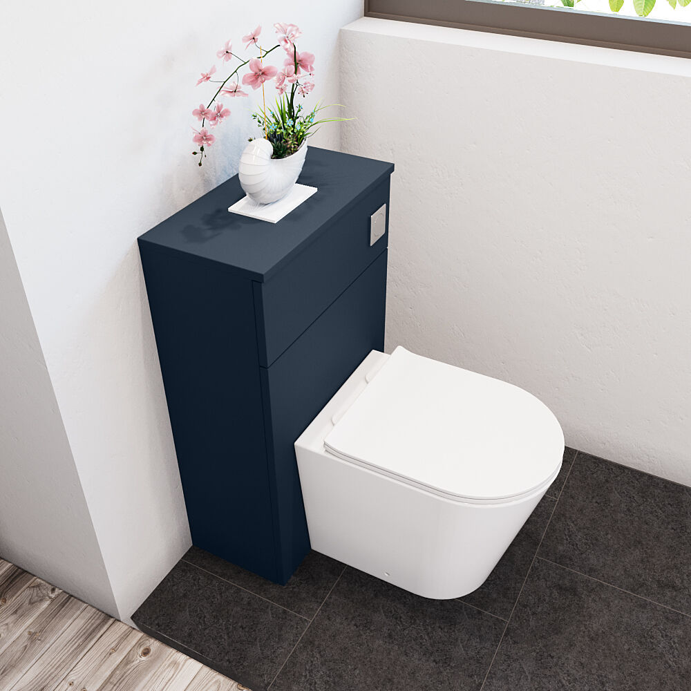 [BFLE1441] Bramshall 500mm Floor-Standing Contemporary Compact WC Toilet Unit - Lifestyle 2