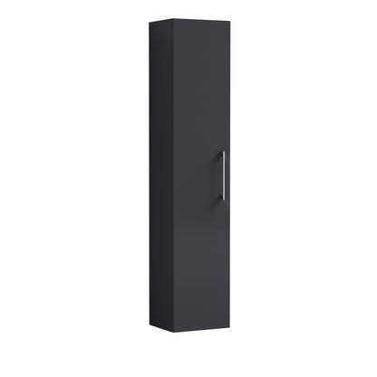 [BFLE1461] Bramshall 300mm Wall Hung 1 Door Tall Unit - Choice of Colour and Handle Finish - Cutout