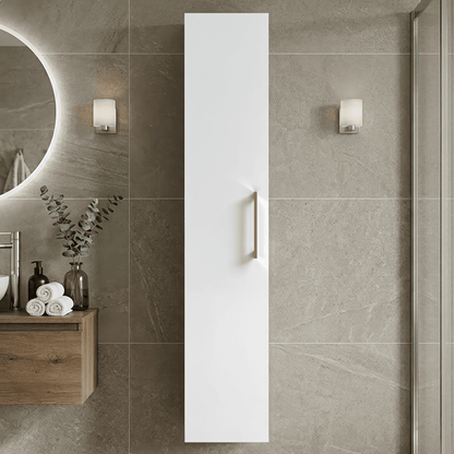 [BFLE161H017] Bramshall 300mm Wall Hung 1 Door Tall Unit - Choice of Colour and Handle Finish - Silo