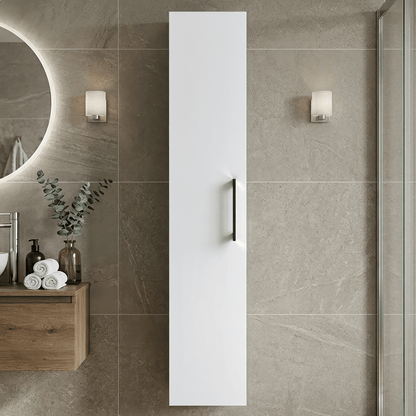 [BFLE161H018] Bramshall 300mm Wall Hung 1 Door Tall Unit - Choice of Colour and Handle Finish - Silo