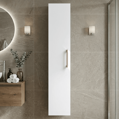 [BFLE161H019] Bramshall 300mm Wall Hung 1 Door Tall Unit - Choice of Colour and Handle Finish - Silo