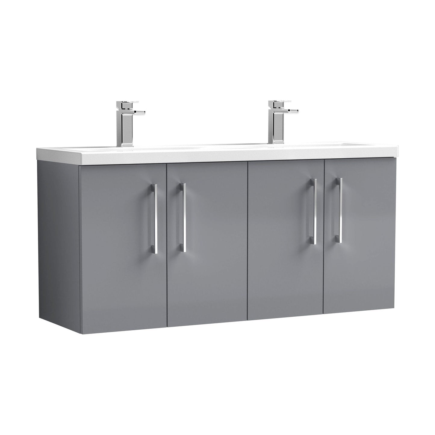 [BFLE2223F2] Bramshall 4 Door Vanity Basin Unit - 1200mm - Choice of Basin and Colour - Cutout