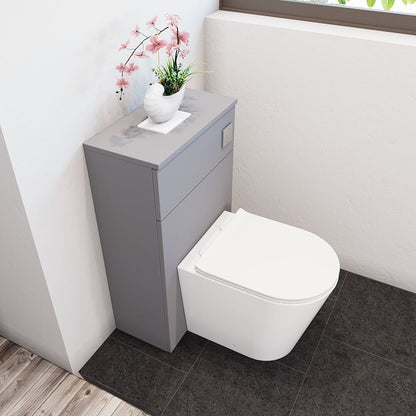 [BFLE2241] Bramshall 500mm Floor-Standing Contemporary Compact WC Toilet Unit - Lifestyle 2