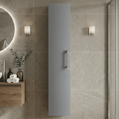 [BFLE2261H017] Bramshall 300mm Wall Hung 1 Door Tall Unit - Choice of Colour and Handle Finish - Silo