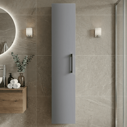 [BFLE2261H018] Bramshall 300mm Wall Hung 1 Door Tall Unit - Choice of Colour and Handle Finish - Silo