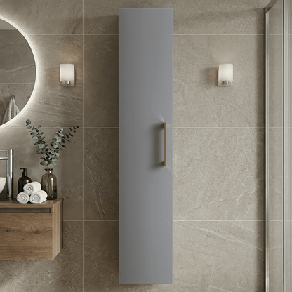 [BFLE2261H019] Bramshall 300mm Wall Hung 1 Door Tall Unit - Choice of Colour and Handle Finish - Silo