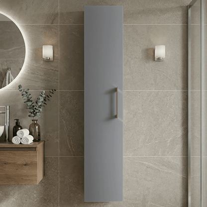 [BFLE2261H1516] Bramshall 300mm Wall Hung 1 Door Tall Unit - Choice of Colour and Handle Finish - Silo