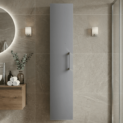 [BFLE2261H716] Bramshall 300mm Wall Hung 1 Door Tall Unit - Choice of Colour and Handle Finish - Silo