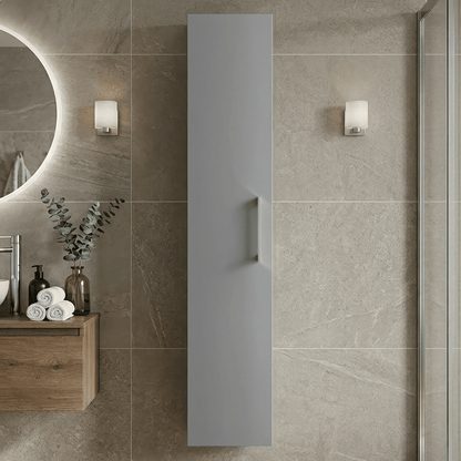 [BFLE2261] Bramshall 300mm Wall Hung 1 Door Tall Unit - Choice of Colour and Handle Finish - Silo