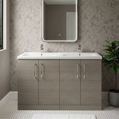 [BFLE2503F2] Bramshall Floor Standing 4 Door Vanity Basin Unit - Choice of Colour and Basin Type - Silo