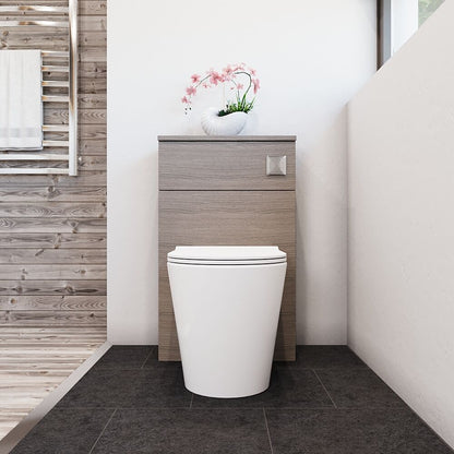 [BFLE2541] Bramshall 500mm Floor-Standing Contemporary Compact WC Toilet Unit - Lifestyle 1