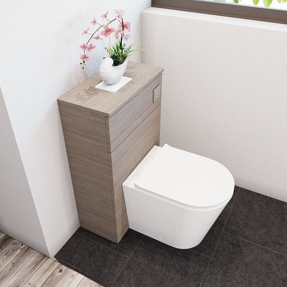 [BFLE2541] Bramshall 500mm Floor-Standing Contemporary Compact WC Toilet Unit - Lifestyle 2