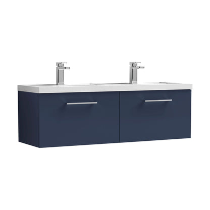 [BFLE2922C2] Bramshall Wall Hung 2 Drawer Vanity Basin Unit - 1200mm - Choice of Colour and Basin Type - Cutout