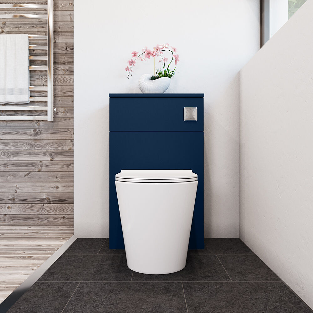 [BFLE2941] Bramshall 500mm Floor-Standing Contemporary Compact WC Toilet Unit - Lifestyle 1