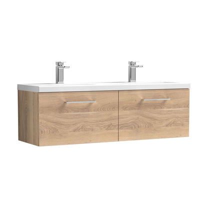 [BFLE3022F2] Bramshall Wall Hung 2 Drawer Vanity Basin Unit - 1200mm - Choice of Colour and Basin Type - Cutout