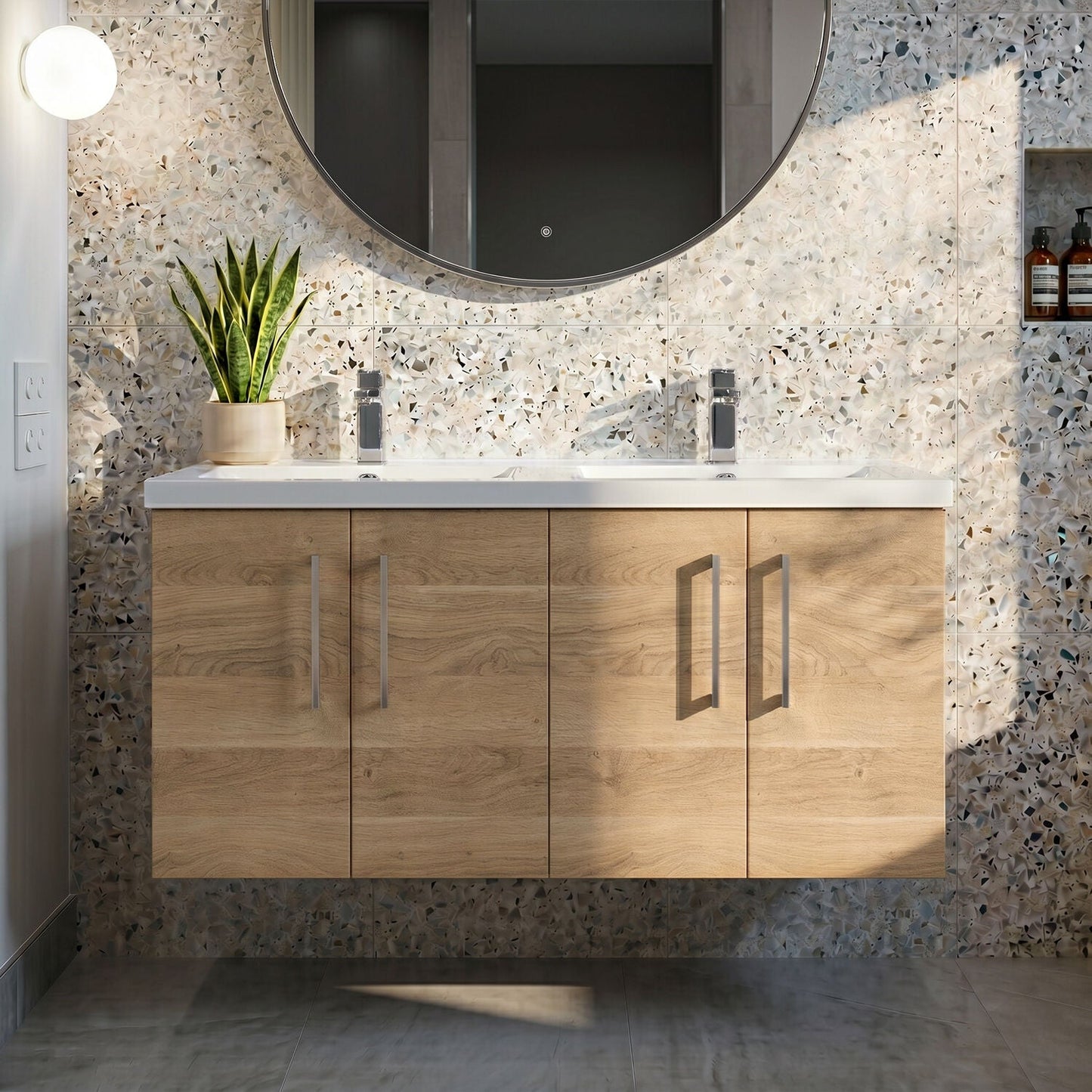 [BFLE3023C2] Bramshall 4 Door Vanity Basin Unit - 1200mm - Choice of Basin and Colour - Silo