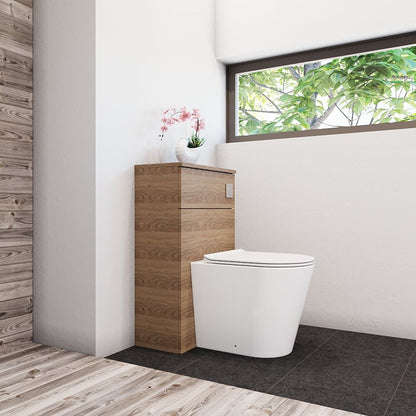 [BFLE3041] Bramshall 500mm Floor-Standing Contemporary Compact WC Toilet Unit - Lifestyle 3