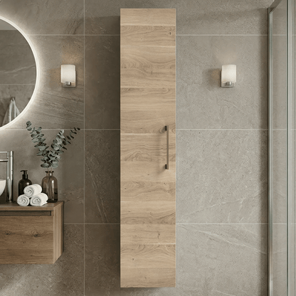 [BFLE3061H017] Bramshall 300mm Wall Hung 1 Door Tall Unit - Choice of Colour and Handle Finish - Silo