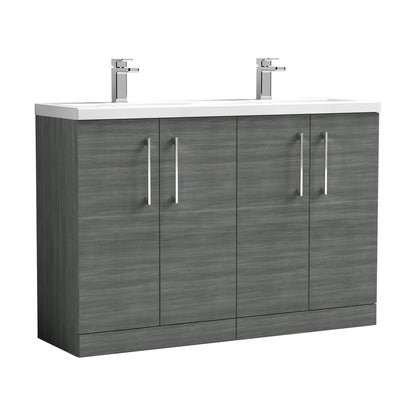[BFLE503F2] Bramshall Floor Standing 4 Door Vanity Basin Unit - Choice of Colour and Basin Type - Cutout
