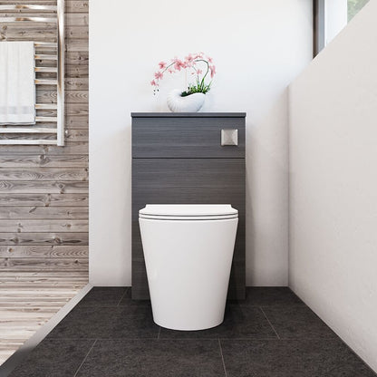 [BFLE541] Bramshall 500mm Floor-Standing Contemporary Compact WC Toilet Unit - Lifestyle 1