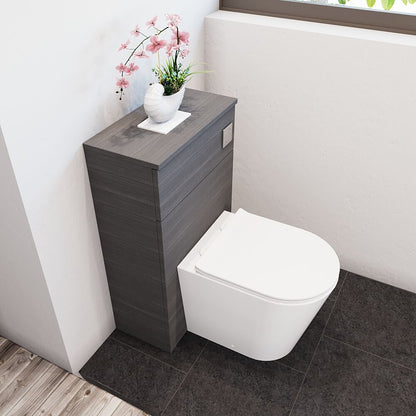 [BFLE541] Bramshall 500mm Floor-Standing Contemporary Compact WC Toilet Unit - Lifestyle 2