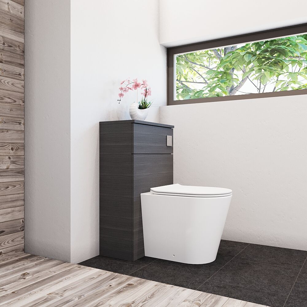 [BFLE541] Bramshall 500mm Floor-Standing Contemporary Compact WC Toilet Unit - Lifestyle 3