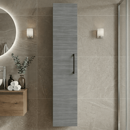 [BFLE561NH018] Bramshall 300mm Wall Hung 1 Door Tall Unit - Choice of Colour and Handle Finish - Silo