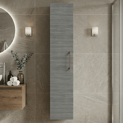 [BFLE561NH019] Bramshall 300mm Wall Hung 1 Door Tall Unit - Choice of Colour and Handle Finish - Silo