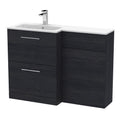 Woodgrain Charcoal Black