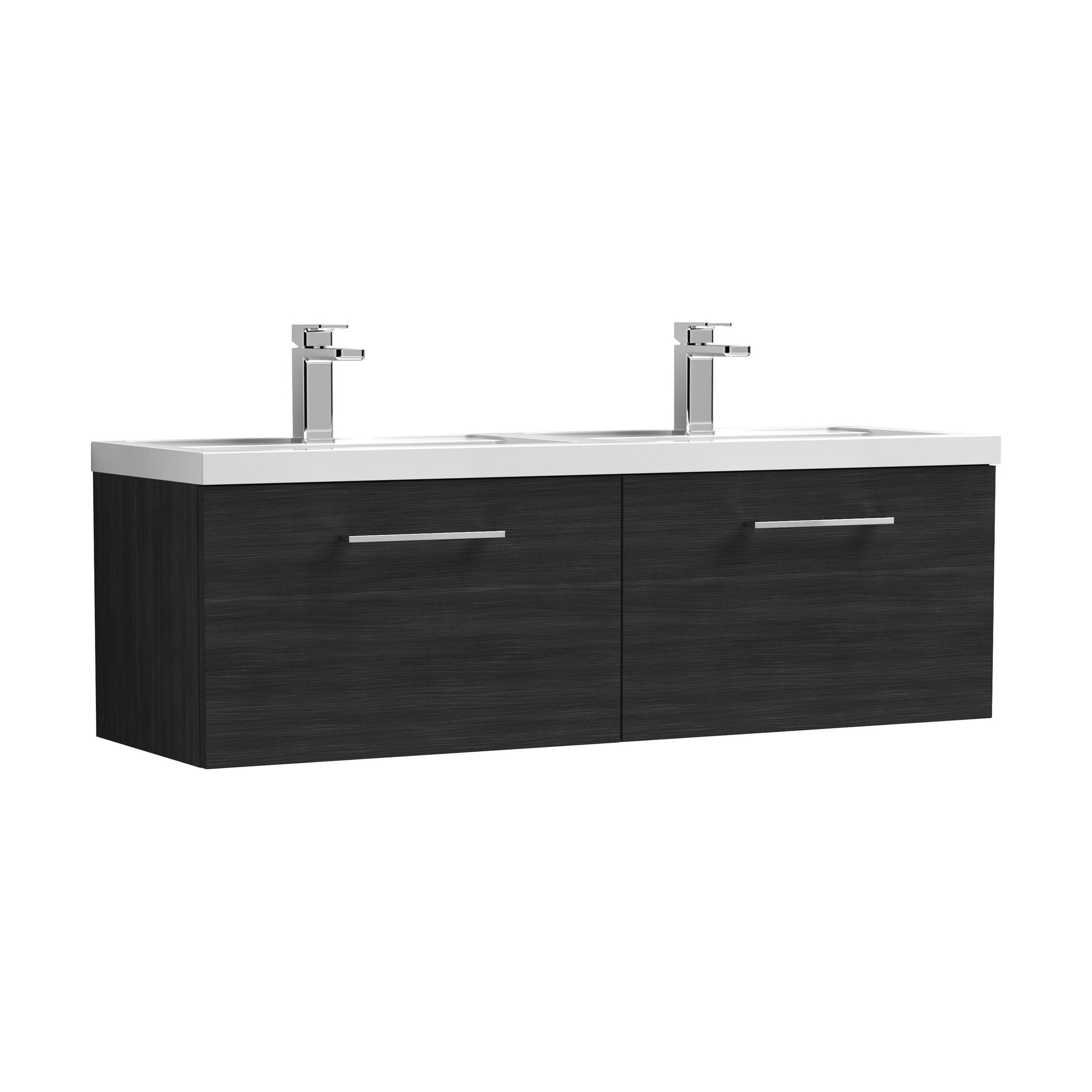 [BFLE622F2] Bramshall Wall Hung 2 Drawer Vanity Basin Unit - 1200mm - Choice of Colour and Basin Type - Cutout