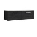 Woodgrain Charcoal Black