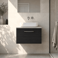 Woodgrain Charcoal Black
