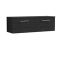 Woodgrain Charcoal Black