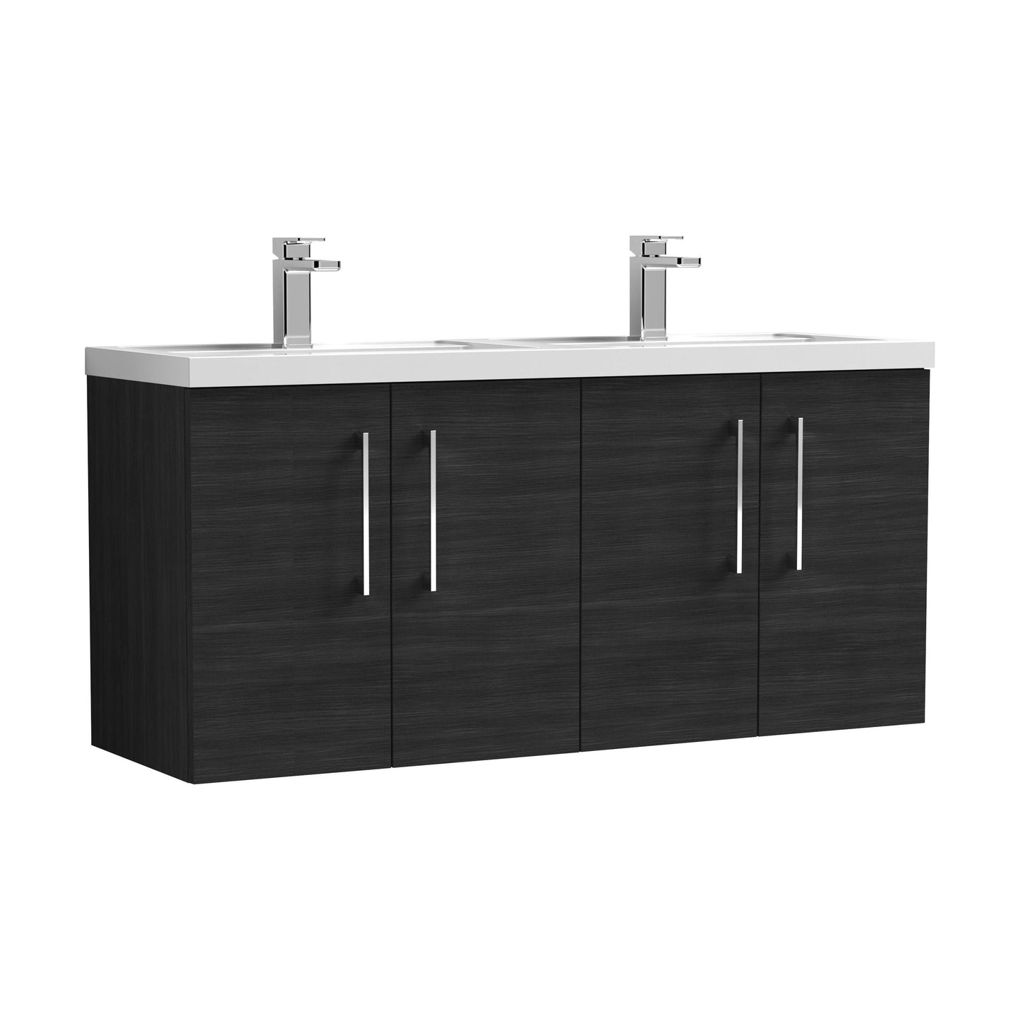 [BFLE623C2] Bramshall 4 Door Vanity Basin Unit - 1200mm - Choice of Basin and Colour - Cutout