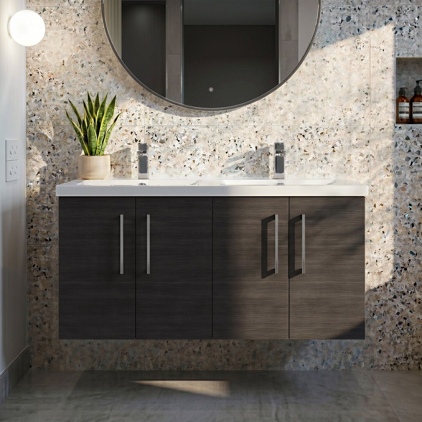 [BFLE623C2] Bramshall 4 Door Vanity Basin Unit - 1200mm - Choice of Basin and Colour - Silo