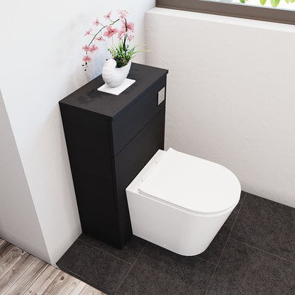 [BFLE641] Bramshall 500mm Floor-Standing Contemporary Compact WC Toilet Unit - Lifestyle 2