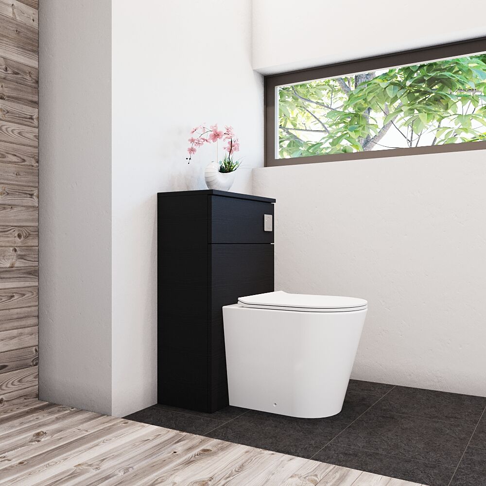[BFLE641] Bramshall 500mm Floor-Standing Contemporary Compact WC Toilet Unit - Lifestyle 3