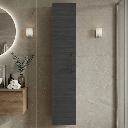 [BFLE661NH017] Bramshall 300mm Wall Hung 1 Door Tall Unit - Choice of Colour and Handle Finish - Silo
