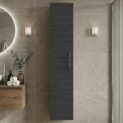 [BFLE661NH1516] Bramshall 300mm Wall Hung 1 Door Tall Unit - Choice of Colour and Handle Finish - Silo
