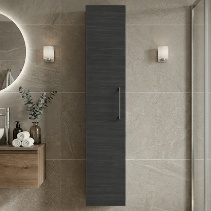 [BFLE661NH716] Bramshall 300mm Wall Hung 1 Door Tall Unit - Choice of Colour and Handle Finish - Silo